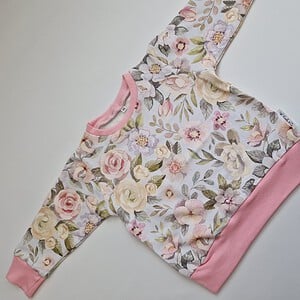 Trui- sweatshirt- bloemen