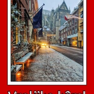 Kerstkaarten Utrecht (set van 5) - Vrolijke kêrs