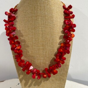 Ketting koraal zilver 925
