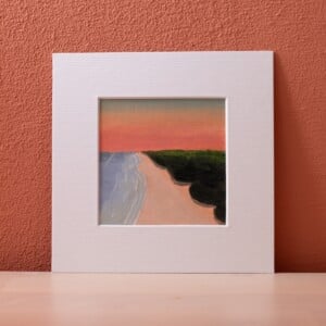 Klein schilderij strand