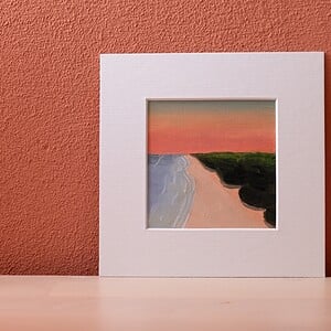 Klein schilderij strand