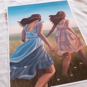 Print fields of summer
