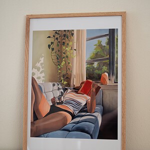 Print tranquil reading