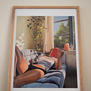 Print tranquil reading