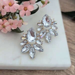 Strass spark oorbellen