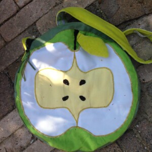 Tas als een groene appel