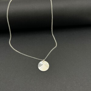Zilver ketting met cirkel 925