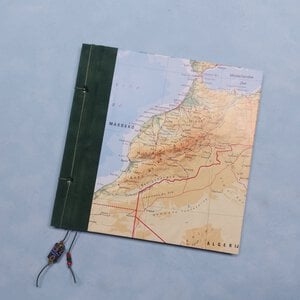 Reisboekje / Traveljournal - Marokko (donker groen)