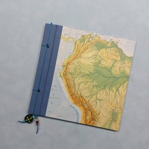 Reisboekje / Traveljournal - Noord West Afrika (blauw)