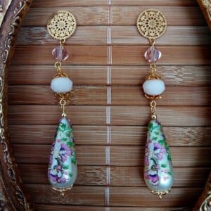 Blush Dangle Earrings