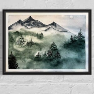 Waterverf schilderij “Fulfillness”