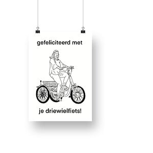 Hulpmiddel kaart Driewielfiets