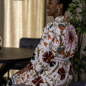 Kimono - Unisex - One size fits all - Artisan Elegance Collection - White