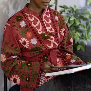 Kimono - Unisex - One size fits all - Indian Bloom Collection - Rood