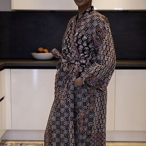 Kimono - Unisex - One size fits all - Quilted Charm Collection - Black
