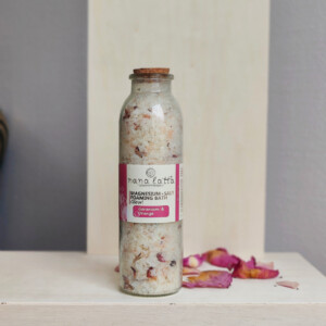 Magnesium + Salt Foaming Bath Glow Met Geranium & Zoete Sinaasappel – 350 ml