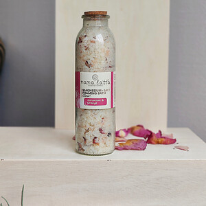 Magnesium + Salt Foaming Bath Glow Met Geranium & Zoete Sinaasappel – 350 ml