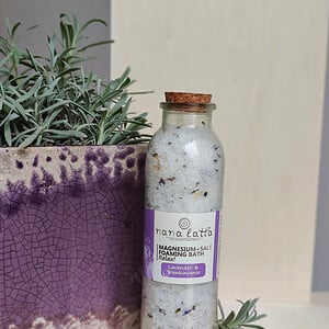 Magnesium + Salt Foaming Bath Relax! met Lavendel & Wierook 350 ml