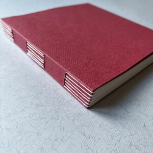 Notie boek, handgemaakt met flexibele omslag, dagboek, journaling
