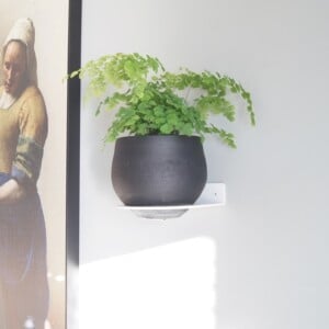Plantdrager Flora Wit | ø12cm
