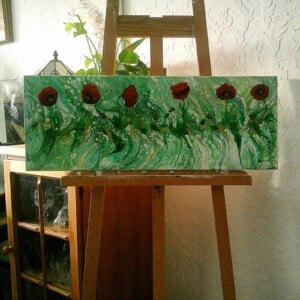 Red Poppies in the field