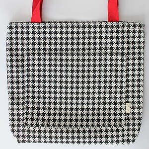 Stoffen Tote - Pied de Poule - Model Berna
