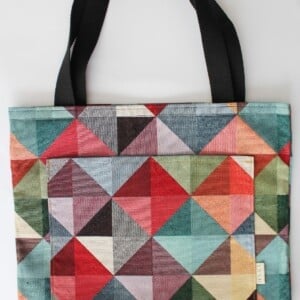 Stoffen Tote - Triangles - Model Berna