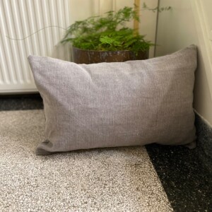 Kussenhoes binnen/ buiten grijs