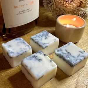 4 blokjes aromawax smelt verse lavendel