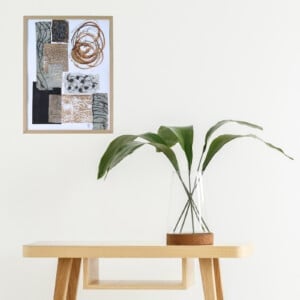 Abstracte compositie beweging