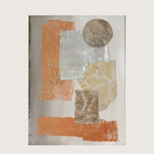 Abstracte compositie warm