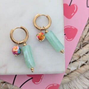 Colour pop creolen goud