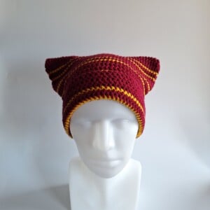 Gehaakte muts 'Harry Potter Gryffindor house'