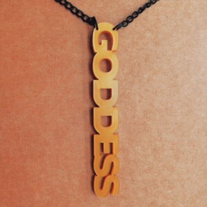 Goddess ketting (goud)
