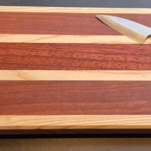 Handgemaakte houten serveerplank 49x26x2cm