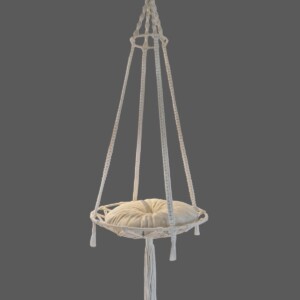 Handgemaakte macrame catswing