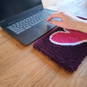 Handgetufte polsmatten HARTJE GROOT  – Comfort en stijl voor jouw werkplek
