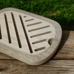 Houten Snijplank met Inlegrooster