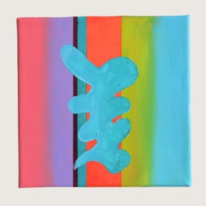 Kleurrijk mini schilderij