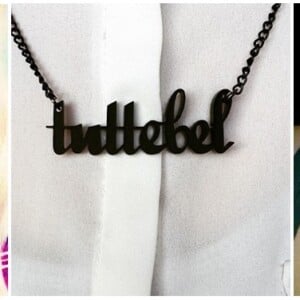 Loeder! ketting (zwart)
