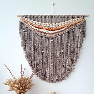Macrame wandkleed Pearl