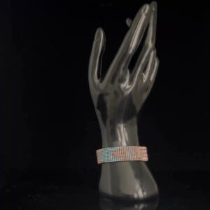 Miyuki beads geweven armband | verwisselbare magneetsluiting