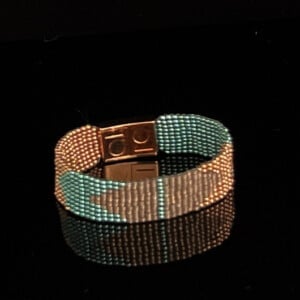 Miyuki beads geweven armband | verwisselbare magneetsluiting