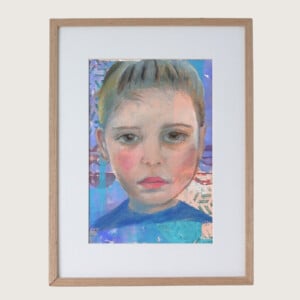 Oilpastel Little girl