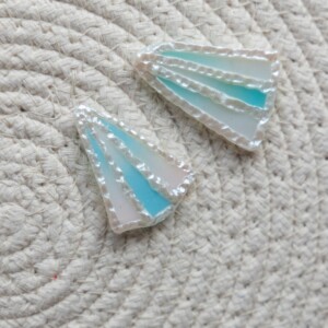 Oorbellen | Trix Frosted Lagoon
