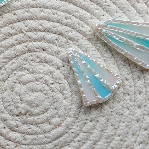 Oorbellen | Trix Frosted Lagoon