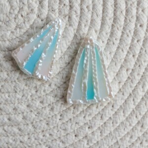 Oorbellen | Trix Frosted Lagoon
