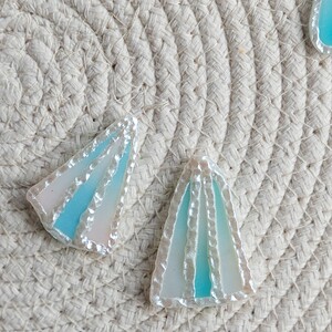 Oorbellen | Trix Frosted Lagoon
