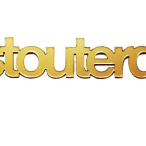 Stouterd! ketting (goud)