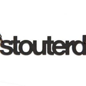 Stouterd! ketting (goud)